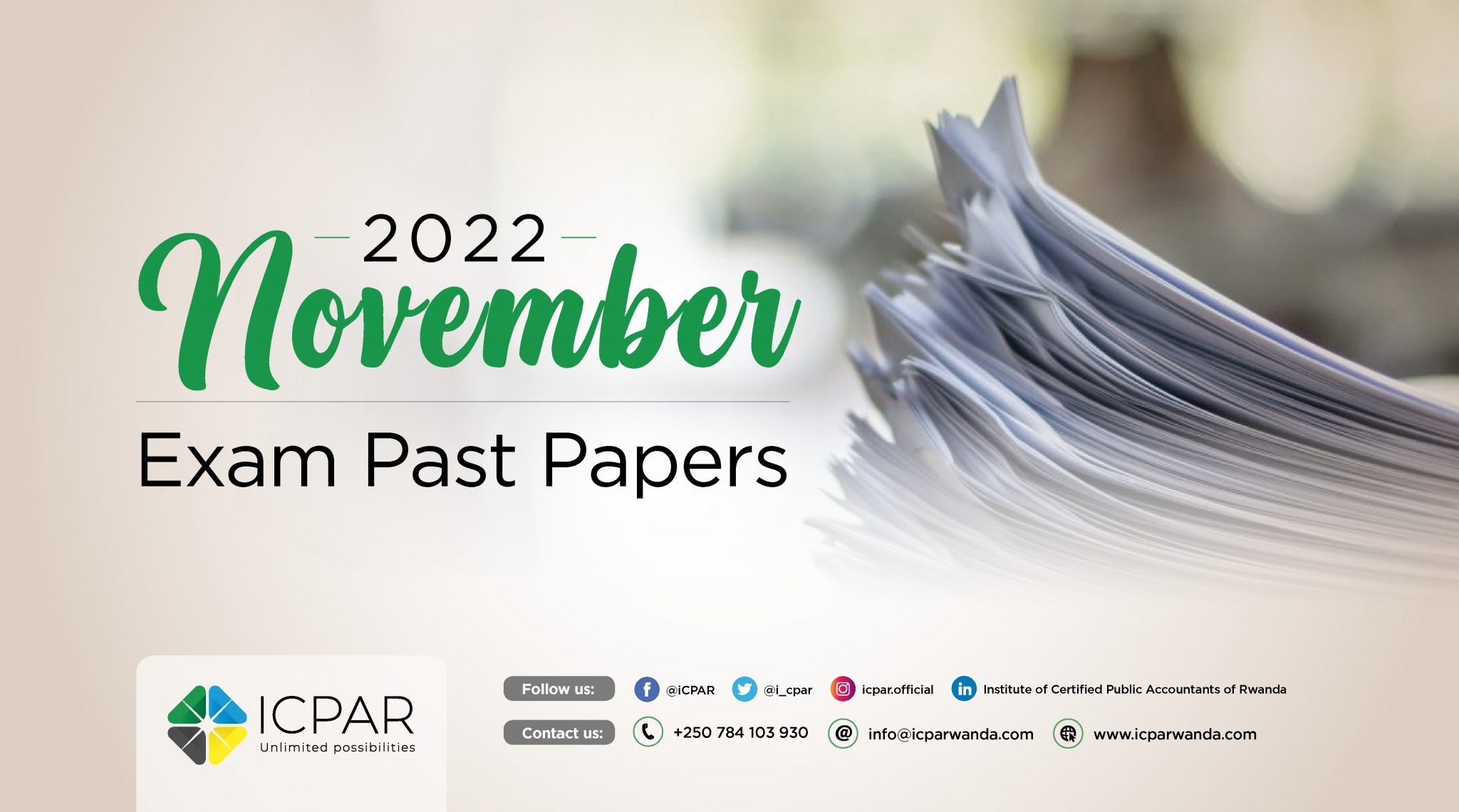 Exams Past Papers ICPAR Institute Of Certified Public Accountants Exams past papers icpar institute of certified public accountants